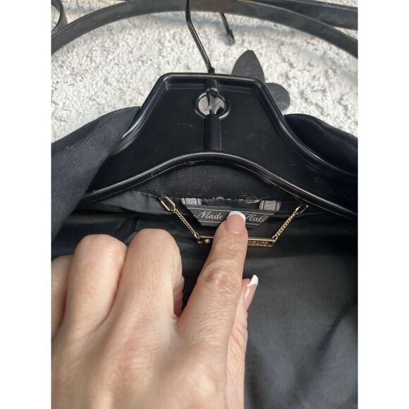 Gianni Versace 90’s Lightweight Track Jacket W/ Gold Adornments - Small - Black - Picture 14 of 14